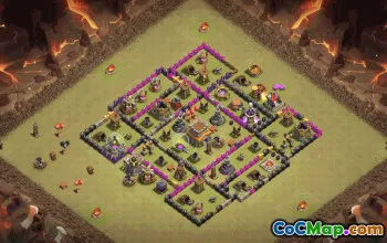 Top Town Hall 8 Base Layouts with Links #36638