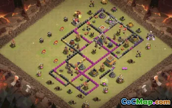 Top Town Hall 8 Base Layouts with Copy Links #36644