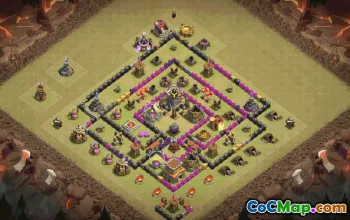 Top Town Hall 8 Base Layouts for Clash of Clans #36646