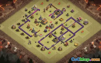 Top TH8 Clash of Clans Base Layouts with Links #36650