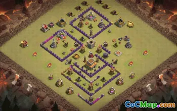 Best Town Hall 8 Base Layouts for Clash of Clans #36651