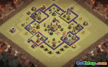 Top Clash of Clans Town Hall 8 Base Layouts #36653