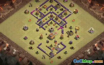 Top Town Hall 8 Base Layouts with Links #36655