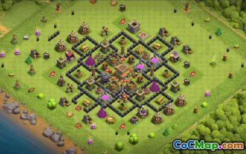 Best TH8 Clash of Clans Base Layouts with Links #36658