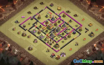 Top TH8 Base Layouts for Clash of Clans #36699