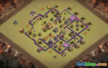 Top Town Hall 8 Base Layouts with Link #36714