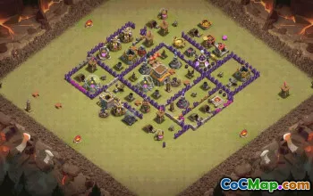 Top Town Hall 8 Base Layouts for Clash of Clans #36716