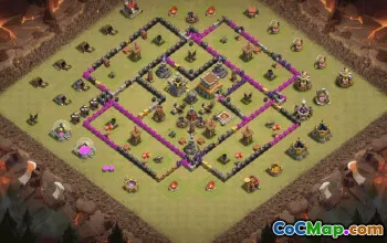 Top Town Hall 8 Base Layouts for Clash of Clans #36738