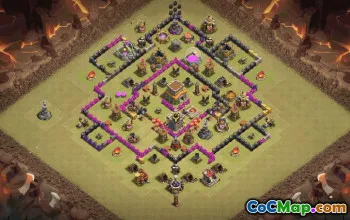 Best Town Hall 8 Base Layouts for Clash of Clans #36739