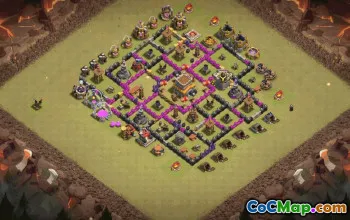 Top Town Hall 8 Base Layouts for Clash of Clans #36741