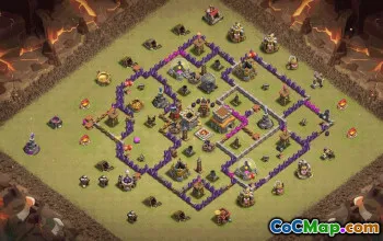 Top TH8 Clash of Clans Base Layouts with Links #36749