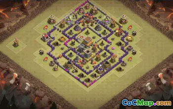 Top Town Hall 8 Base Layouts for Clash of Clans #36753