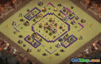 Top Town Hall 8 Clash of Clans Base Layouts #36755