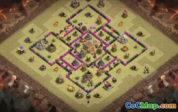 Top Town Hall 8 Base Layouts for Clash of Clans #36780
