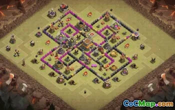 Top Town Hall 8 Base Layouts for Clash of Clans #36782