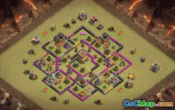 Best Town Hall 8 Base Layouts for Clash of Clans #36784
