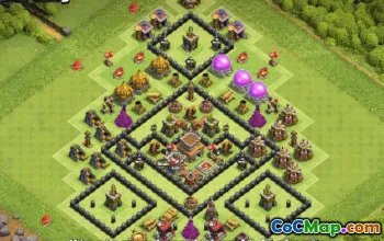 Top Town Hall 8 COC Base Layouts #36799