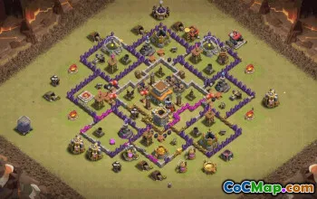 Best Town Hall 8 Base Layout Copy & Link #36803