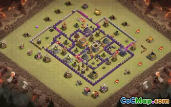 Top Town Hall 8 Base Layouts for Clash of Clans #36805