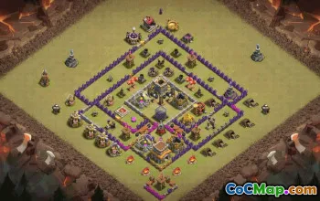 Top Town Hall 8 Base Layouts for Clash of Clans #36825