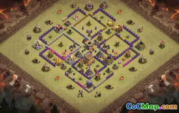 Best Town Hall 8 Base Layouts for Clash of Clans #36827