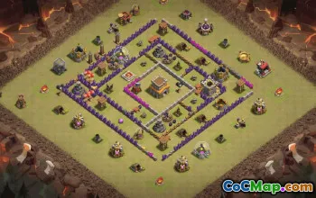 Top TH8 Clash of Clans Base Layouts with Links #36865