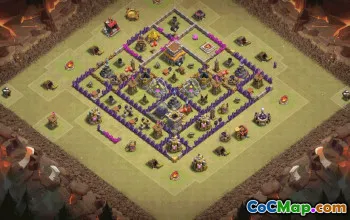 Top Town Hall 8 Base Layouts with Copy Links #36868