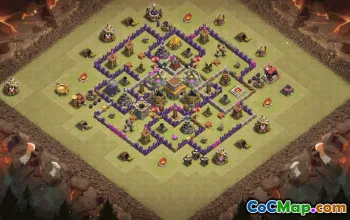 Top Town Hall 8 Clash of Clans Base Layouts #36870