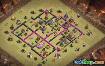 Best Town Hall 8 Base Layouts with Copy Link #36939