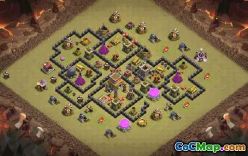 Top Town Hall 8 Base Layouts with Copy Links #36950