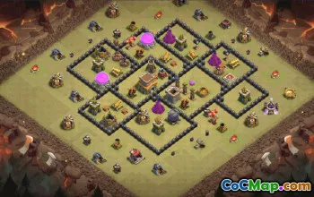 Best Town Hall 8 Base Layouts with Link #36953