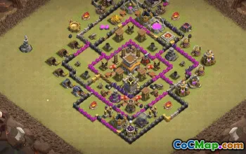 Top Town Hall 8 Base Layouts with Links #36996
