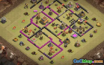 Top COC Town Hall 8 Base Layouts with Links #36998