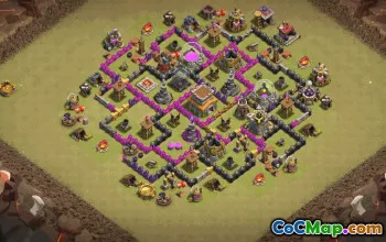 Top Town Hall 8 Base Layouts for Clash of Clans #36999