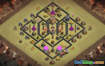 Best Town Hall 8 Base Layouts for Clash of Clans #37074