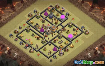 Best TH8 Clash of Clans Base Layouts with Links #37075