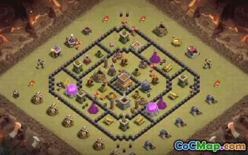 Top Town Hall 8 Base Layouts for Clash of Clans #37120