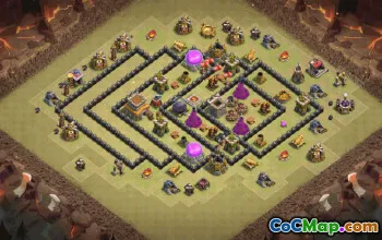 Best TH8 Clash of Clans Base Layouts #37123