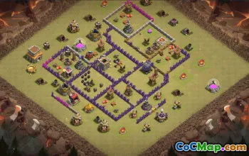 Top Town Hall 8 Base Layouts with Copy Links #37136