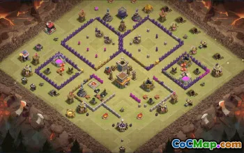 Top Town Hall 8 Base Layouts for Clash of Clans #37137