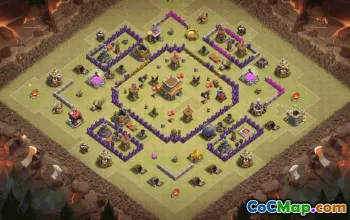 Top Town Hall 8 Base Layouts for Clash of Clans #37140
