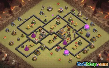 Top Town Hall 8 Base Layouts with Copy Links #37147