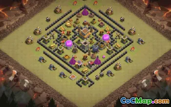 Best Town Hall 8 CoC Base Layouts to Copy #37151
