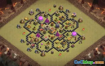 Best Town Hall 8 Base Layouts with Copy Link #37153