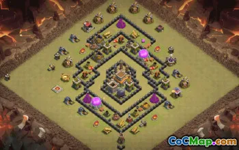 Top Town Hall 8 Base Layouts for Clash of Clans #37156