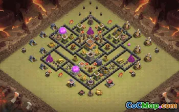 Copy TH8 Clash of Clans Base Layouts #37157