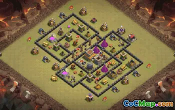 Best Town Hall 8 Clash of Clans Base Layouts #37223
