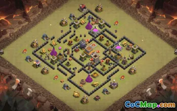 Best Town Hall 8 Base Layouts for Clash of Clans #37224