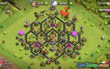 Best TH8 Clash of Clans Base Layouts & Links #37532
