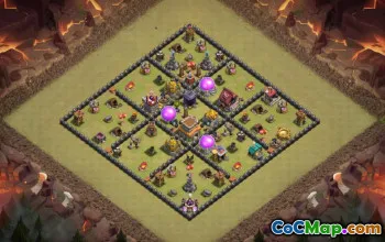 Best Town Hall 8 Base Layouts with Copy Links #51147